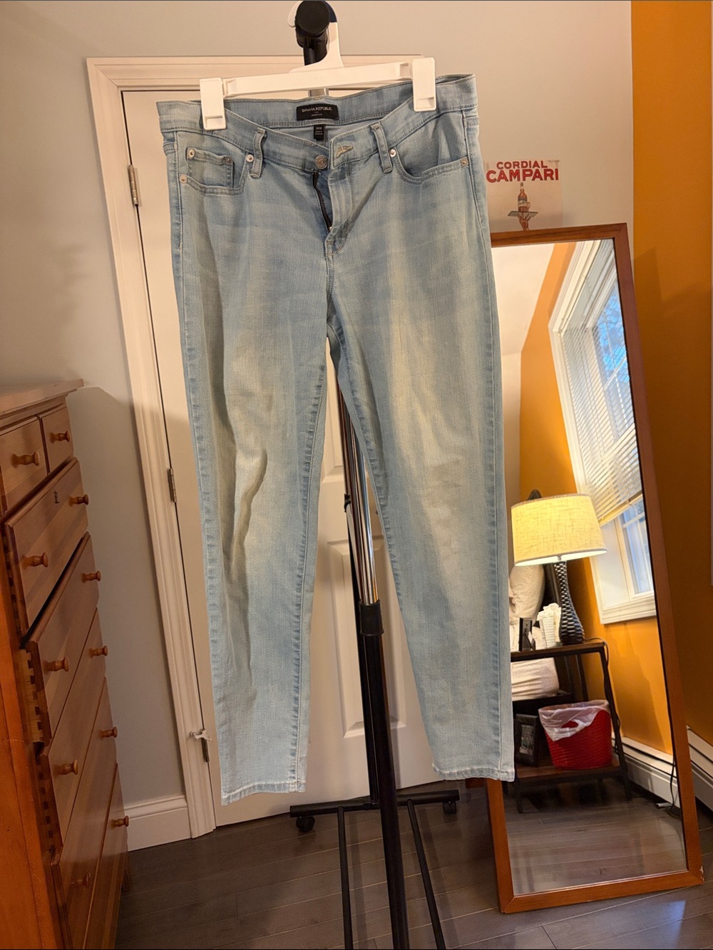 Banana Republic Light Blue Stretch Skinny Jeans